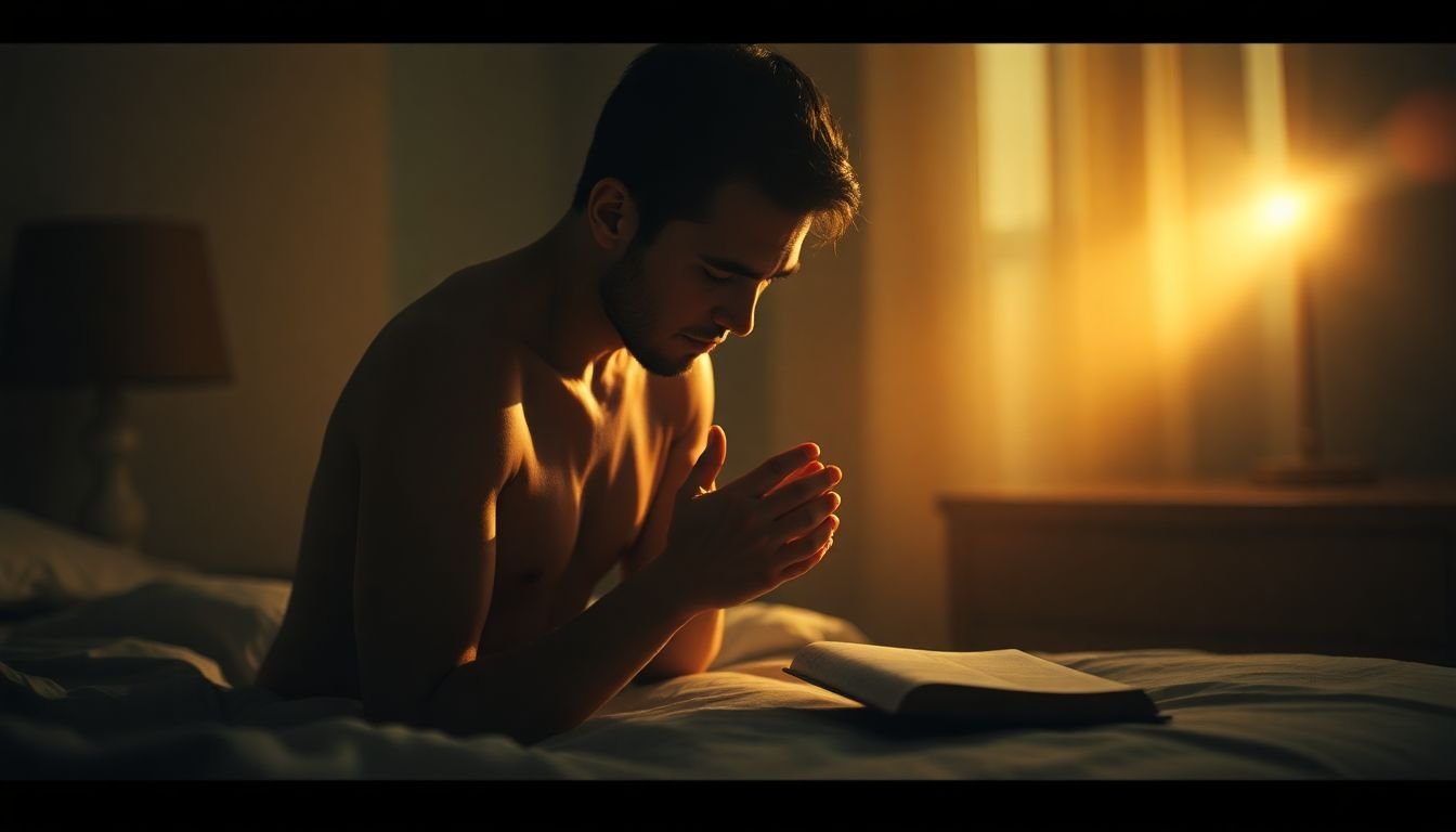 como acalmar crise de ansiedade à noite segundo a bíblia - Cena imersiva