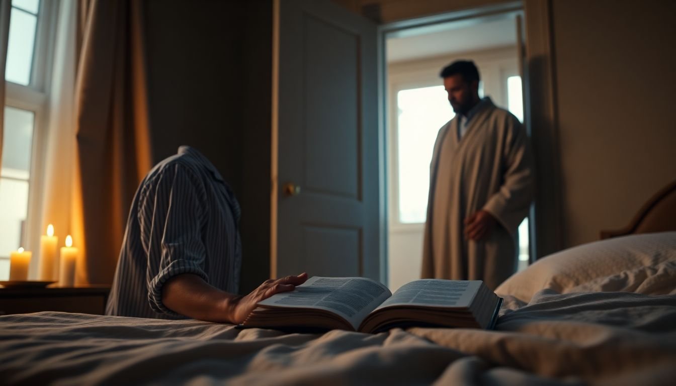 como vencer a ansiedade à noite segundo a bíblia - Cena imersiva