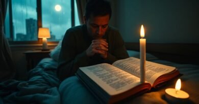 como lidar com culpa e ansiedade à noite segundo a bíblia
