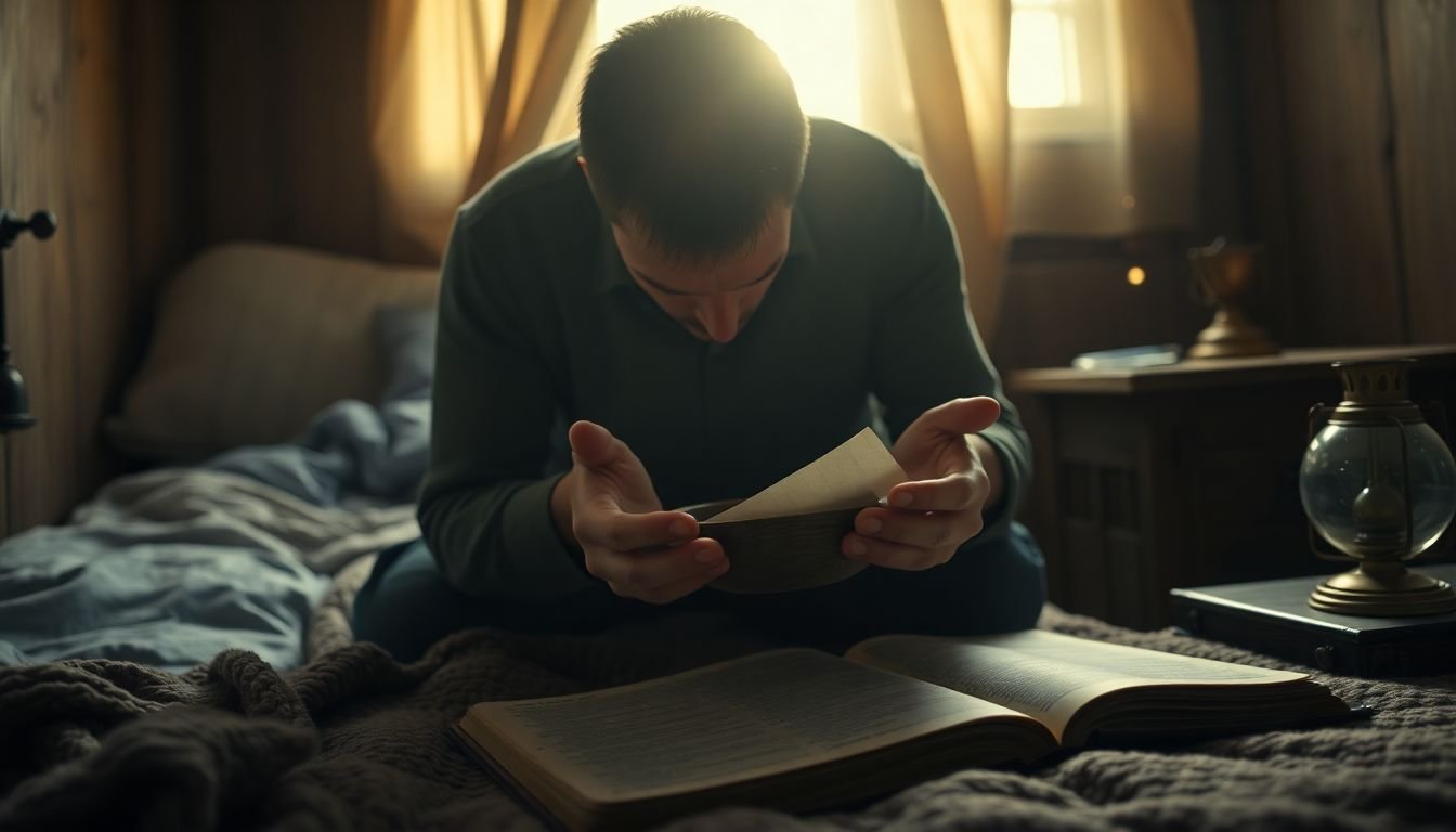 como lidar com culpa que não me deixa dormir bíblia - Cena imersiva