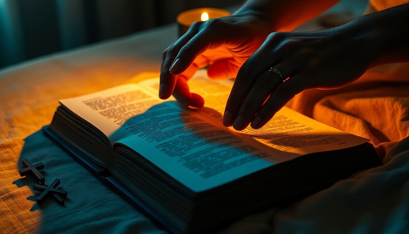 como vencer a ansiedade noturna segundo a bíblia - Cena imersiva