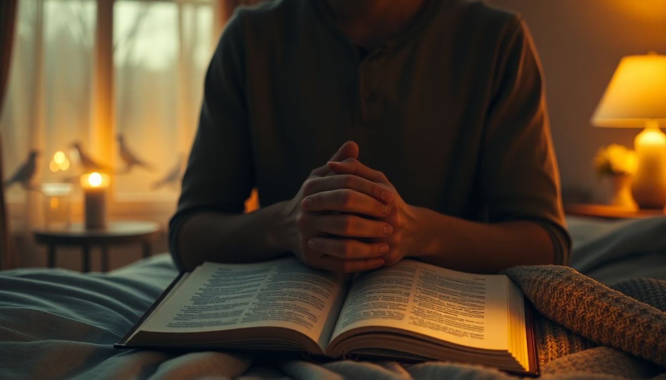 como vencer a ansiedade que me acorda de madrugada segundo a bíblia - Cena imersiva