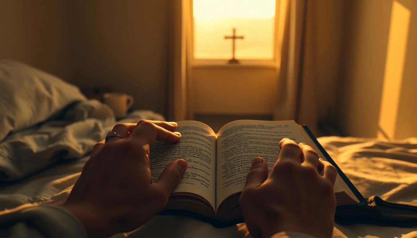 como vencer a crise de ansiedade à noite segundo a bíblia - Cena imersiva