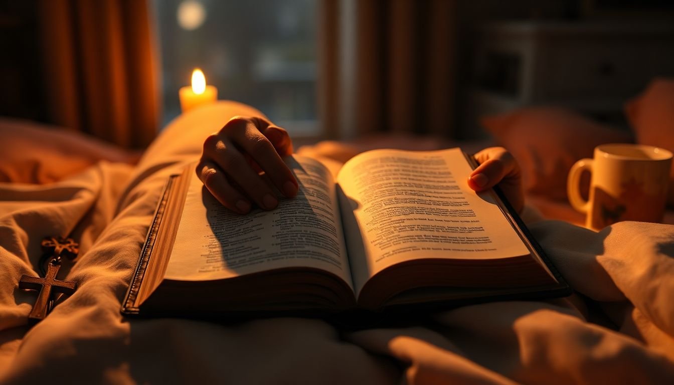 como vencer a crise de ansiedade à noite segundo a bíblia - Cena imersiva