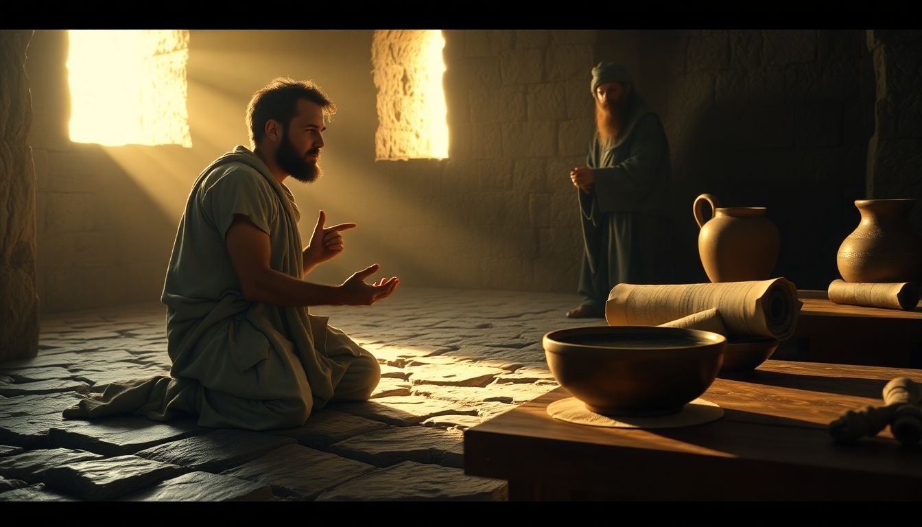como vencer a culpa paralisante segundo a bíblia - Cena imersiva