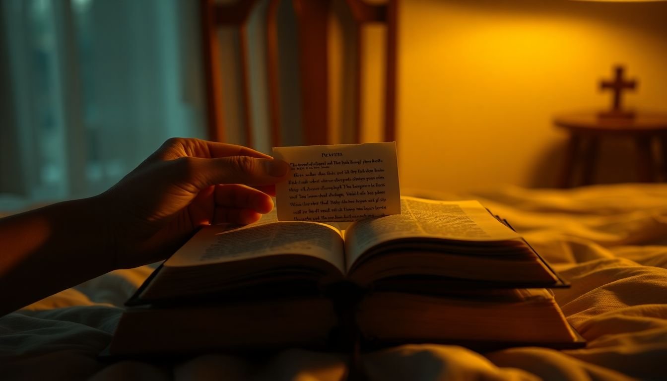 como vencer ansiedade e culpa à noite segundo a biblia - Cena imersiva