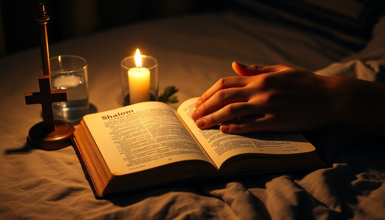 o que a Bíblia diz quando a ansiedade não me deixa dormir - Cena imersiva