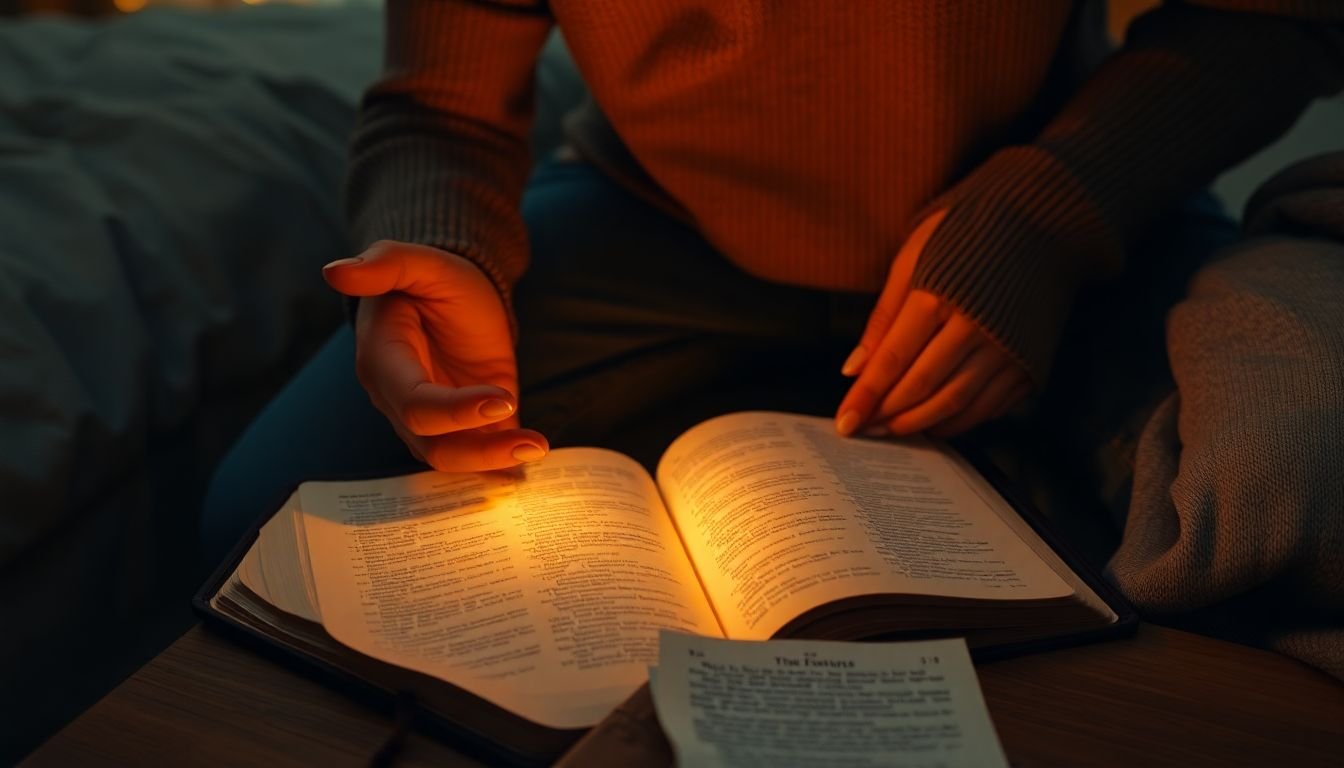 o que a bíblia diz sobre a ansiedade que me acorda à noite - Cena imersiva