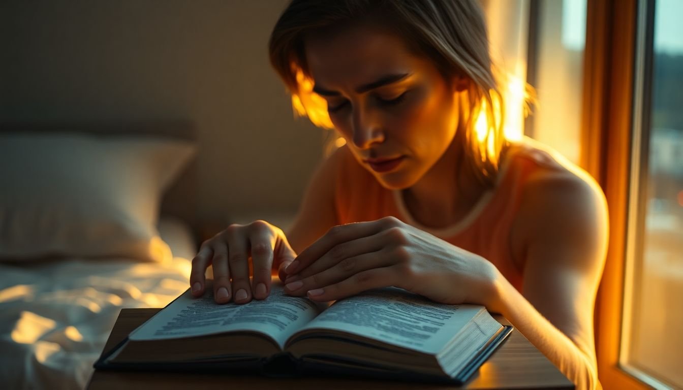 o que fazer quando a ansiedade noturna me faz duvidar de deus - Cena imersiva