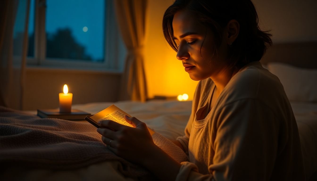 o que fazer quando a ansiedade não me deixa dormir segundo a bíblia - Cena imersiva