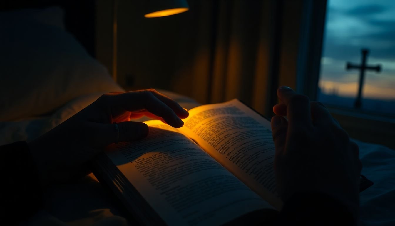 o que fazer quando a ansiedade não me deixa dormir segundo a bíblia - Cena imersiva