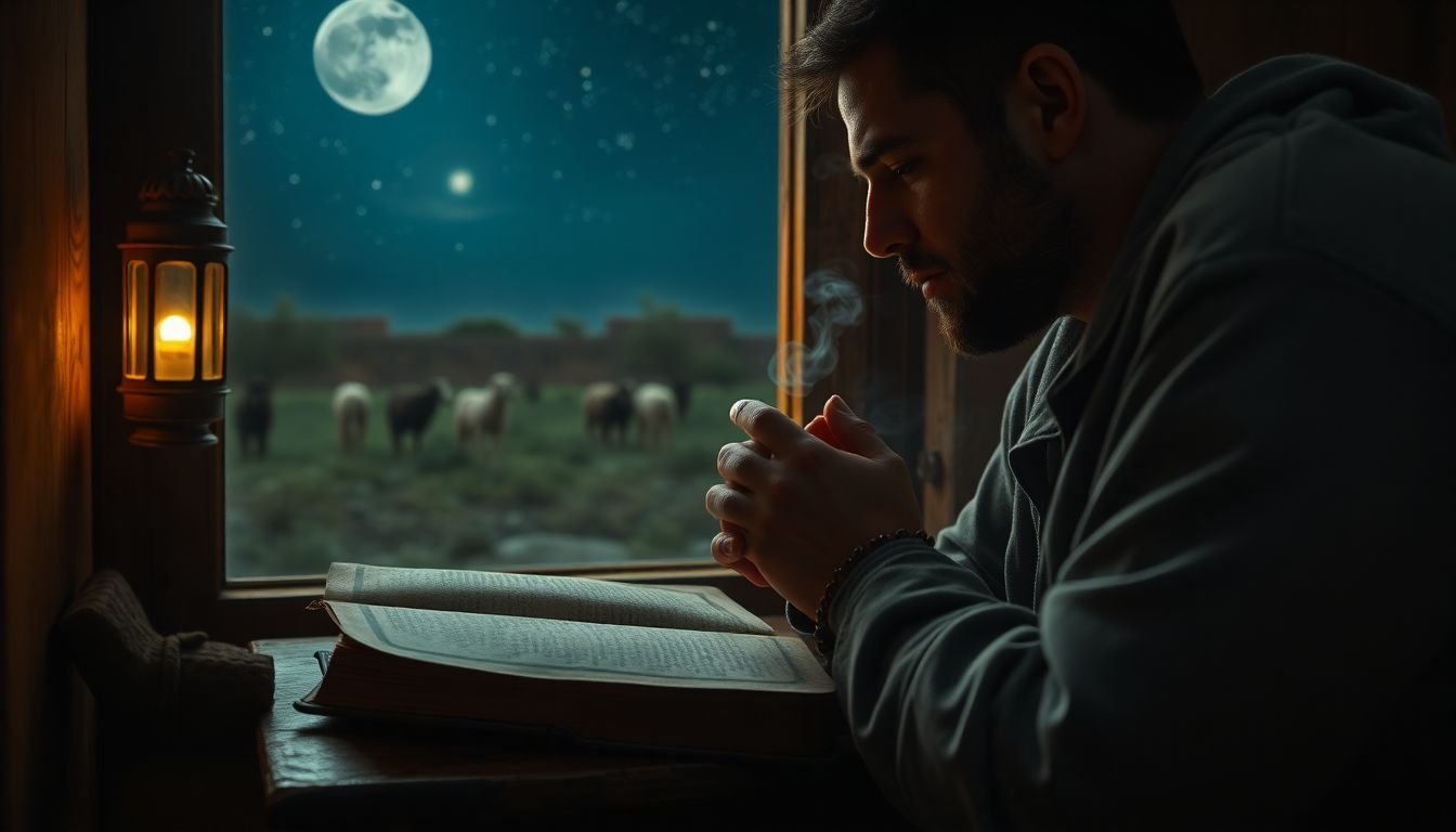 o que fazer quando a ansiedade não me deixa dormir segundo a bíblia - Cena imersiva