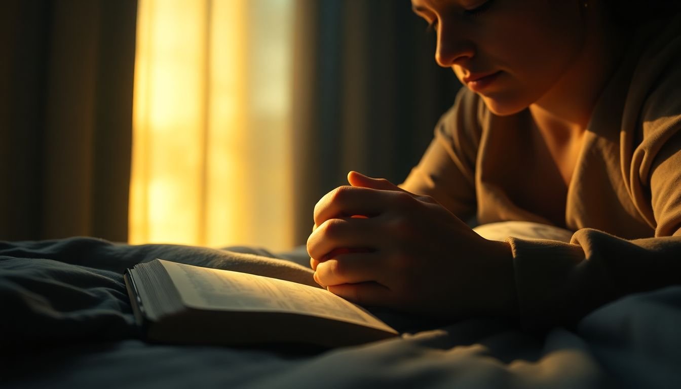 o que fazer quando a ansiedade não me deixa dormir segundo a bíblia - Cena imersiva