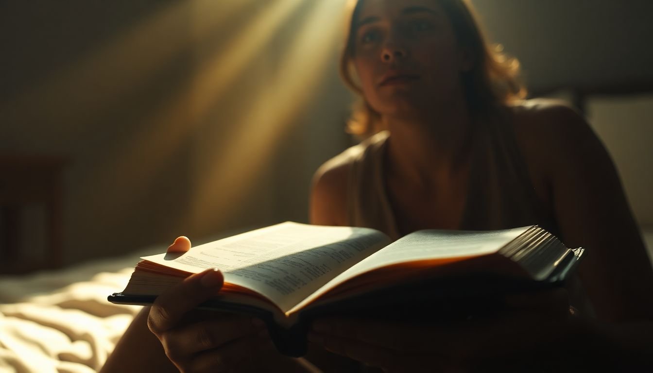 o que fazer quando a culpa me acorda à noite segundo a Bíblia - Cena imersiva