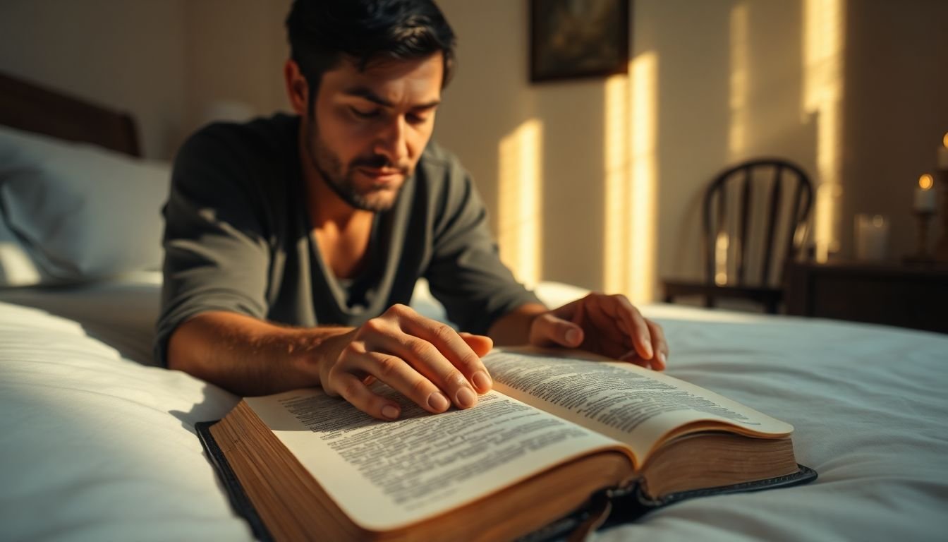 o que fazer quando a culpa não me deixa dormir bíblia - Cena imersiva