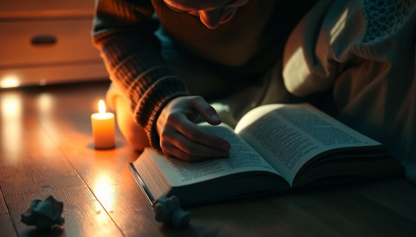 o que fazer quando a culpa não me deixa dormir segundo a bíblia - Cena imersiva