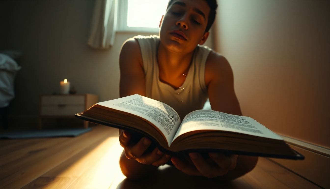 o que fazer quando não consigo dormir de culpa segundo a bíblia - Cena imersiva